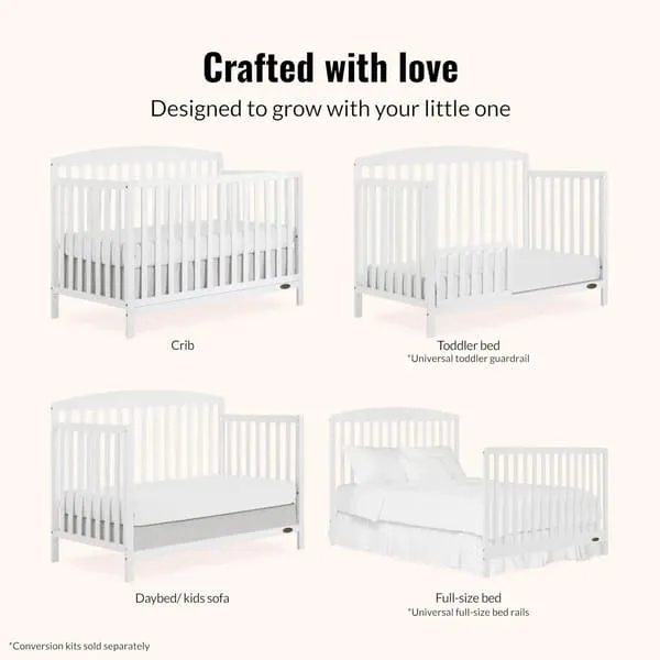 5-in-1 Convertible Baby Crib