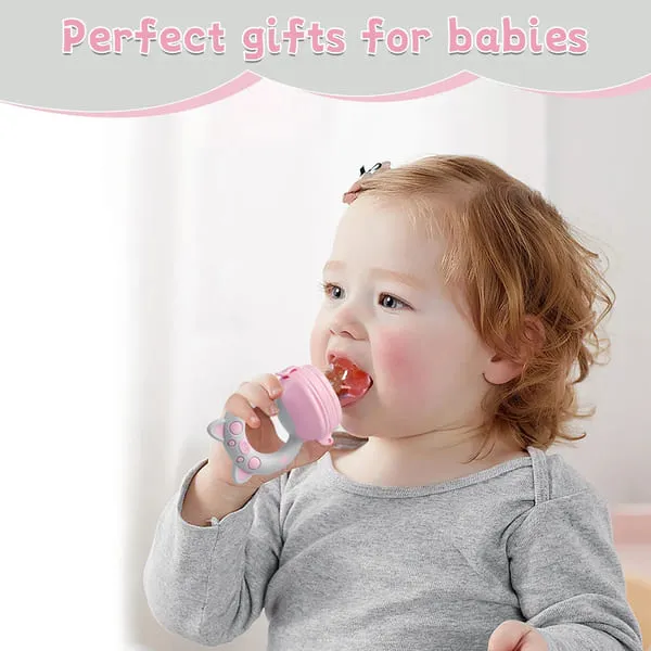 4 Food-Grade Teething Pacifier for Infants