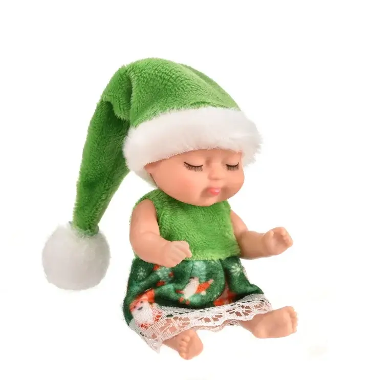 Mamasuzi 4-Inch Mini Reborn Baby Doll Set