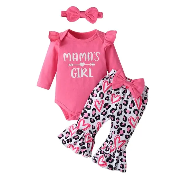 Newborn Infant Baby Girl Clothes Set