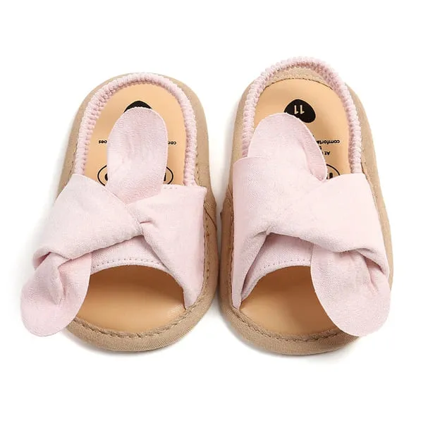 MamaSuzi Little Princess Bowknot Soft Sole Sandals