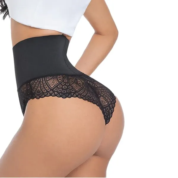 Firm Control Satin Lace Tummy Shaper for Women