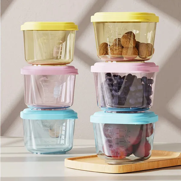 6-Piece Baby Food Storage Container Set
