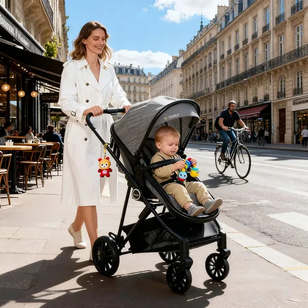 Cochildor 2-in-1 Foldable Baby Stroller