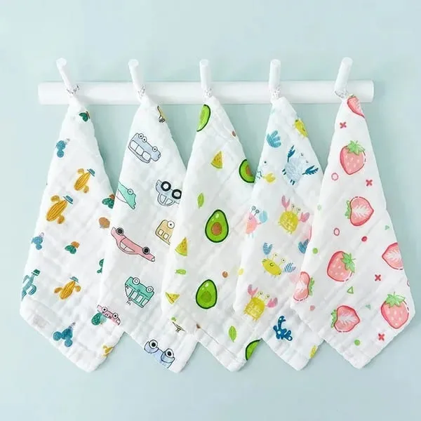 Multi-Purpose Face Cloths, Burp Cloths & Washcloths for Newborns