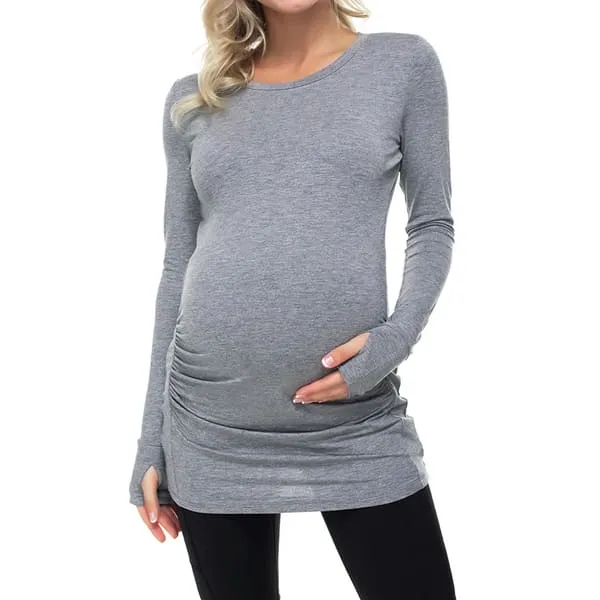 Women's Maternity Long Sleeve Tee