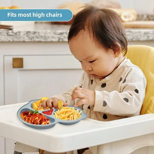 Cartoon Car-Shaped Baby Feeding Tray