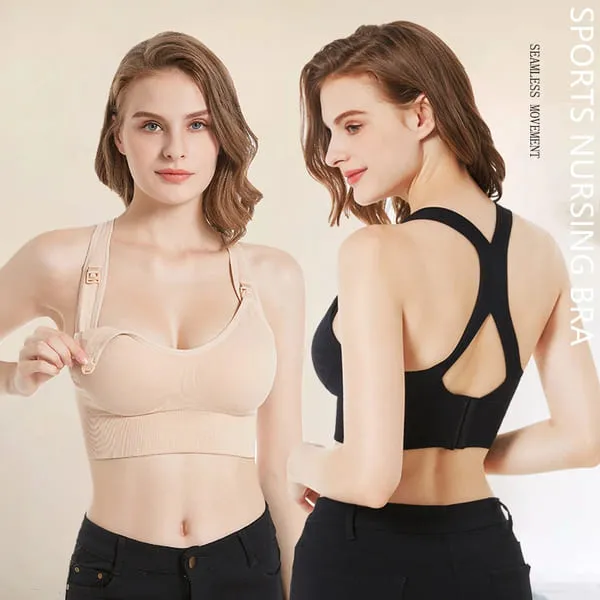 High Impact Maternity Bra with Front Opening